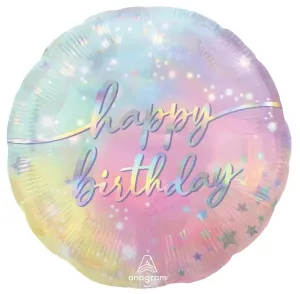 18Inc Luminous Happy  Birthday Foil Balloons