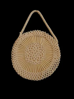 1930s Czech Circular Beaded Evening Purse