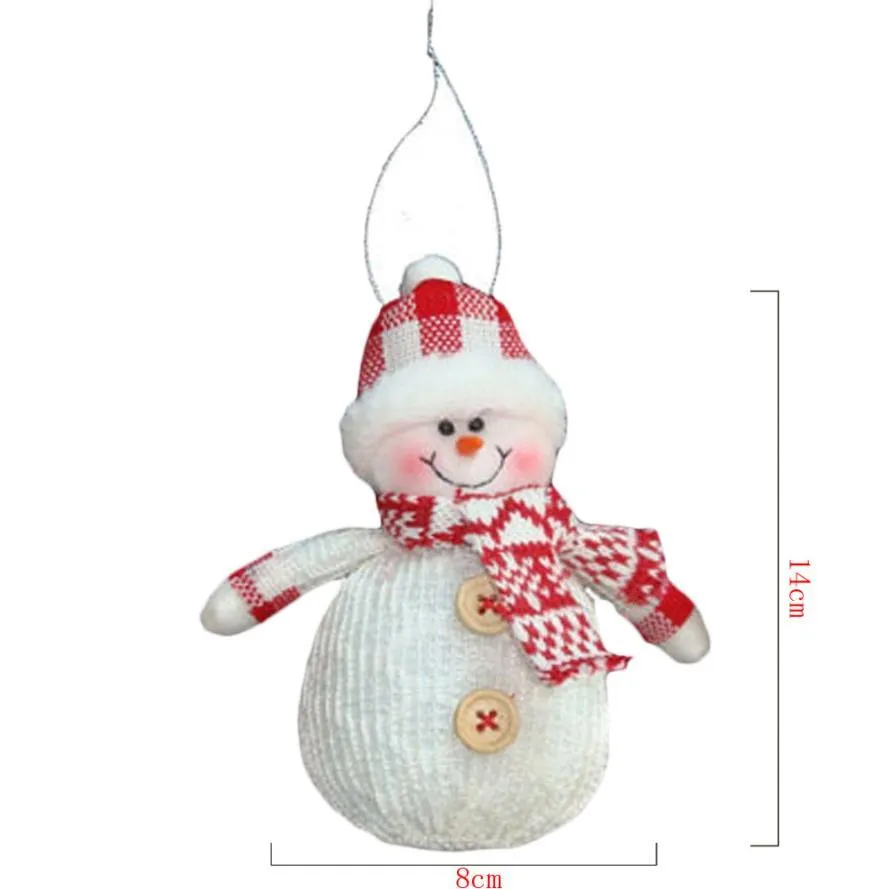 3 PCS Christmas Cute Decoration Hanging Pendant Christmas Tree Decoration