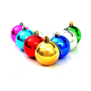 6Pcs Modern Christmas Balls Baubles Party Xmas Tree Decorations Hanging Ornament