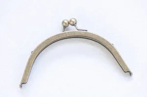 7"(17.5cm) Retro Bronze Purse Frame Clutch Bag Hanger