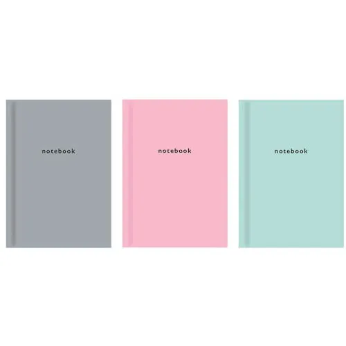 A6 Ruled Hardback Book - Assorted Pastel Colour Notebook Journal Dairy