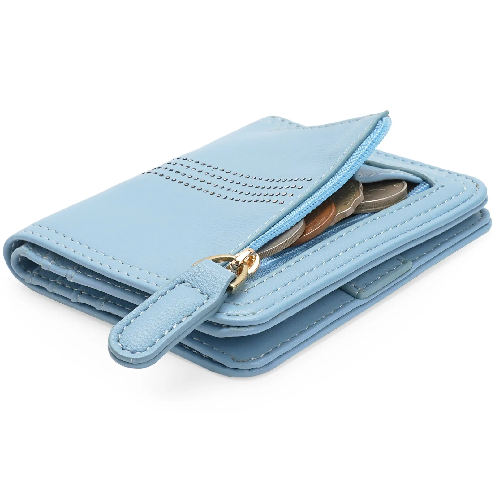 APHISON Ultra Slim RFID Small Womens Wallet - 125