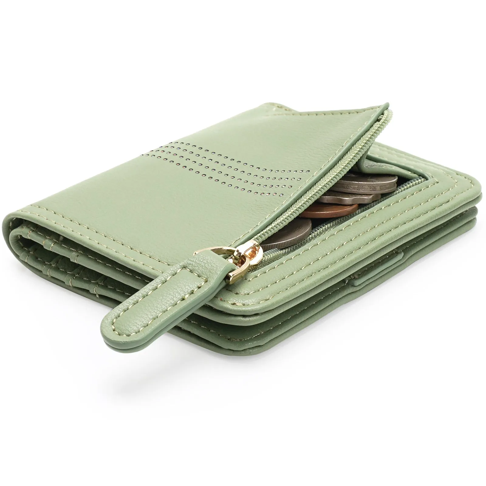 APHISON Ultra Slim RFID Small Womens Wallet - 125