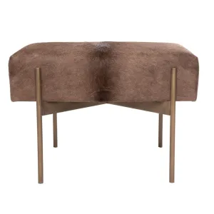 Aria Bench with Cowhide