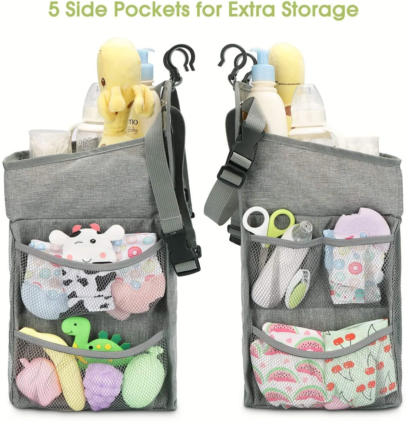 BabyCrib - Hanging Foldable Diaper Storage Bag Organizer