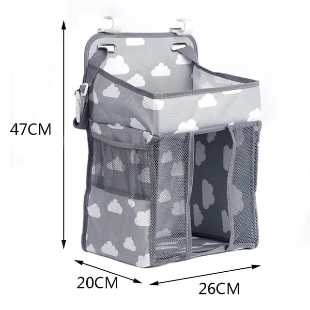 BabyCrib - Hanging Foldable Diaper Storage Bag Organizer