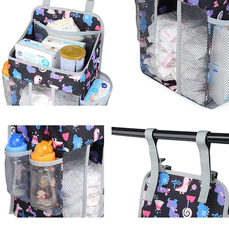 BabyCrib - Hanging Foldable Diaper Storage Bag Organizer