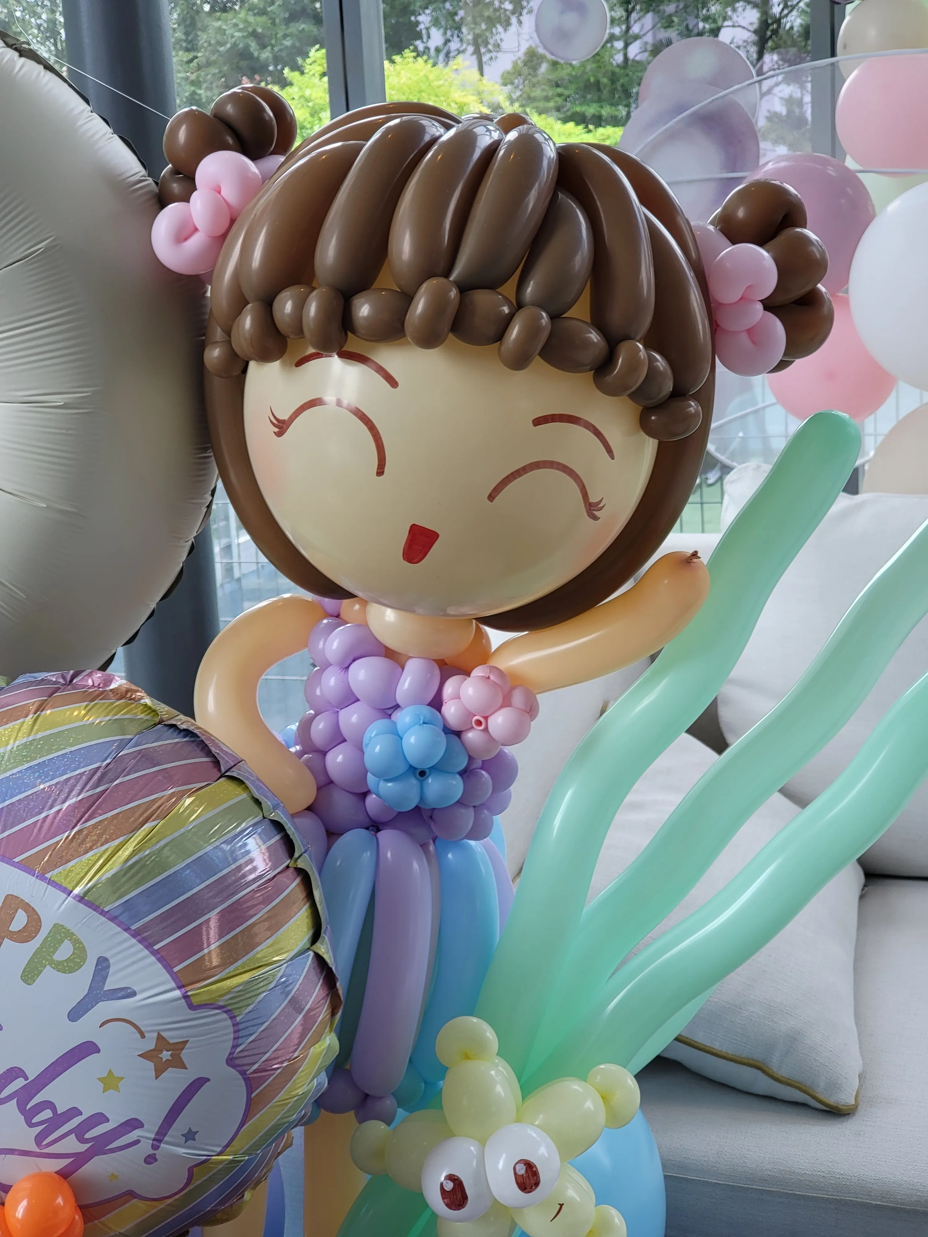 Balloon Marquee Underwater Pastel Themed 3D Balloon Display