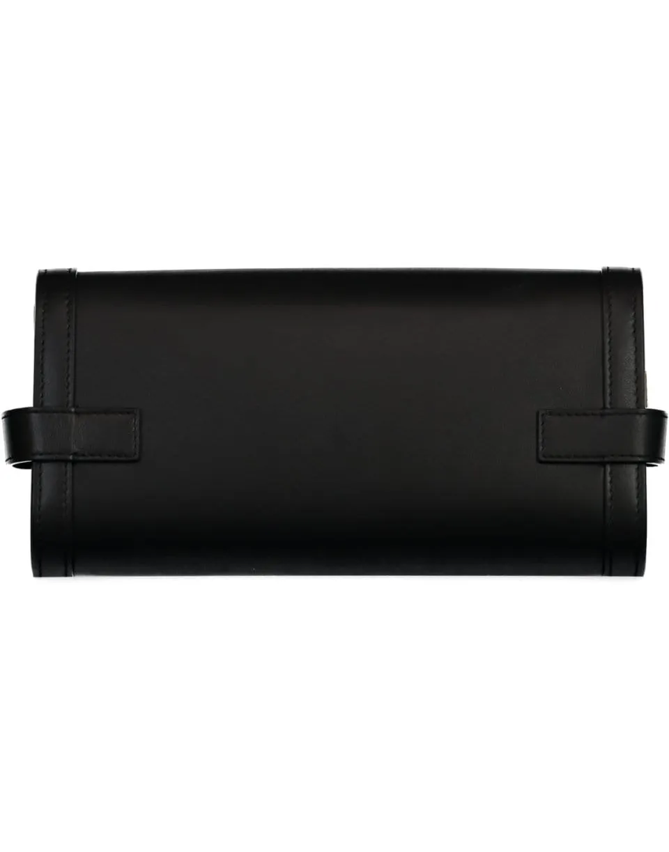 Balmain Logo Plaque Clutch Bag