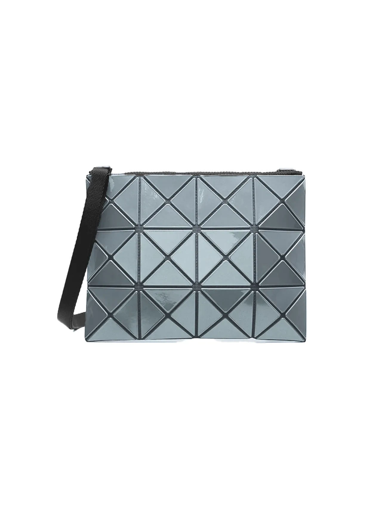 Bao Bao Issey Miyake Light Blue Metallic Shoulder Bag