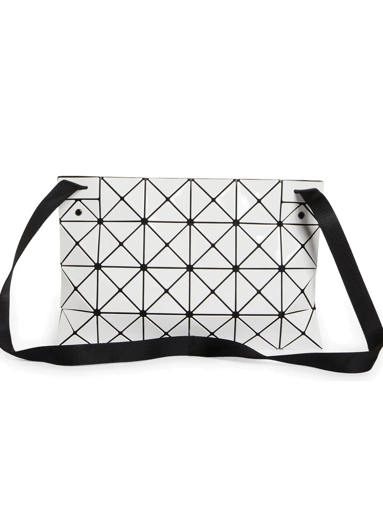 Bao Bao Issey Miyake White Lucent Shoulder Bag