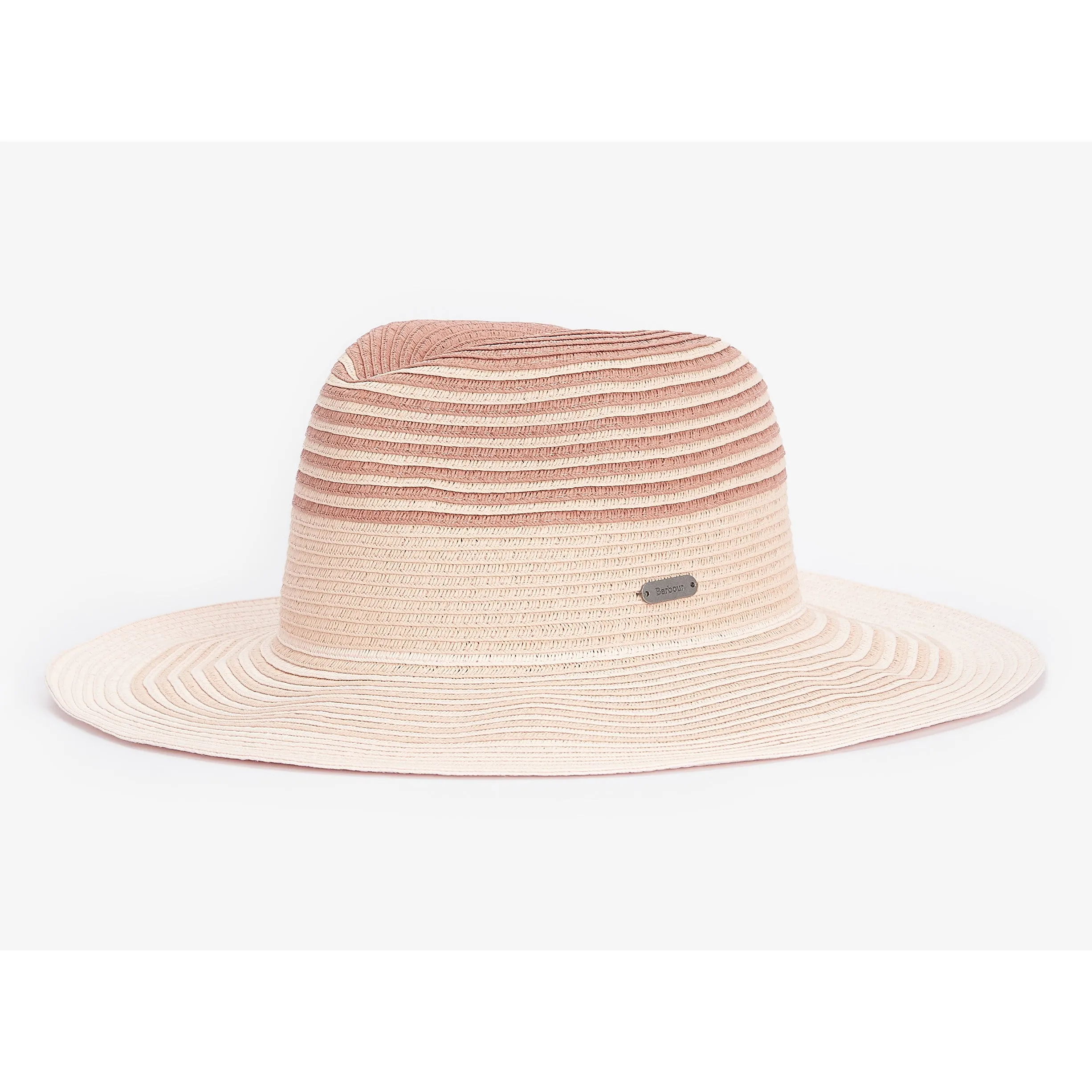 Barbour Adria Ombre Fedora Ladies Summer Hat - Primose Pink