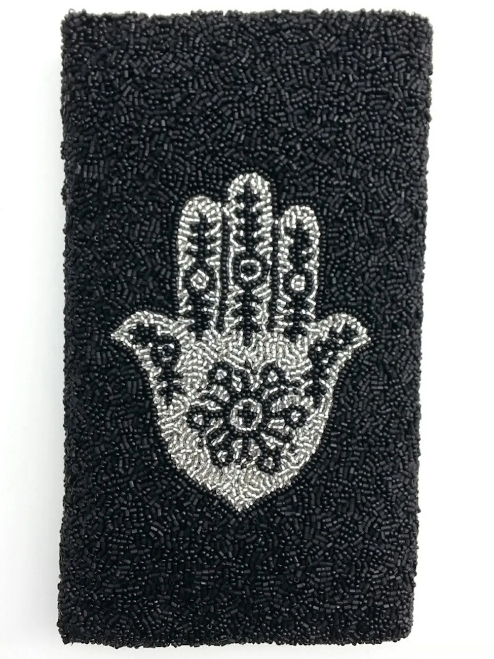 Beaded Envelope Clutch Bag Evil Eye and Hamsa