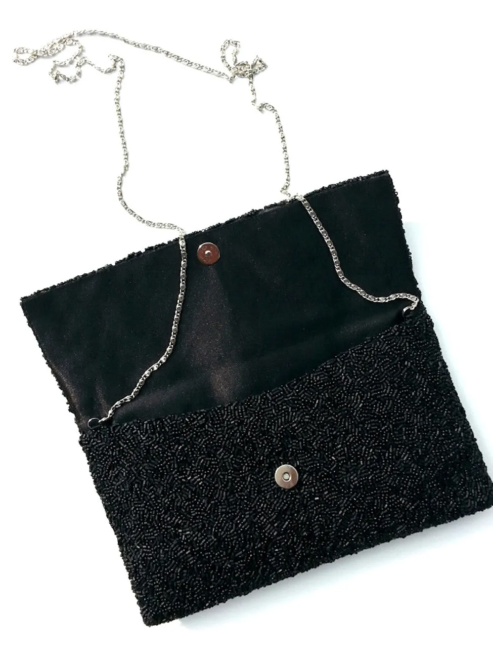 Beaded Envelope Clutch Bag Evil Eye and Hamsa