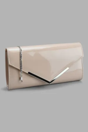 Beige Evening Clutch