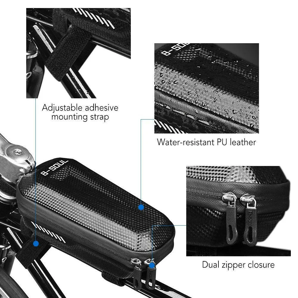 Bicycle Top Tube Bag MTB Road Cycling Rainproof Bike Front Beam Bag Bicycle Frame Bag Pouch