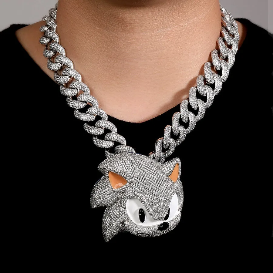 Big Luminous Sonic Pendant - 925 Silver