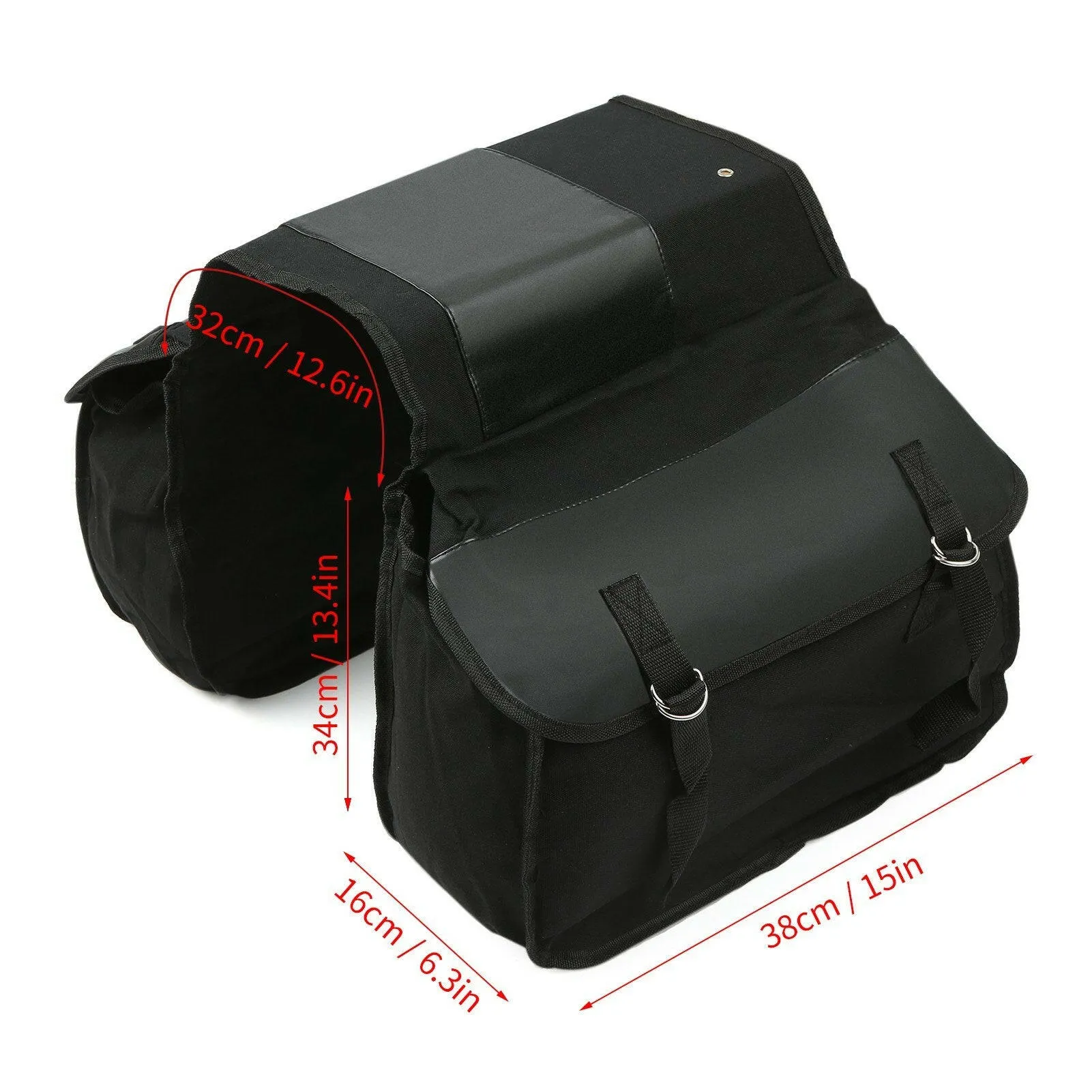 Bike Rear Seat Bag Bicycle Trunk Bag Cycling Rear Rack Double Pannier Bag