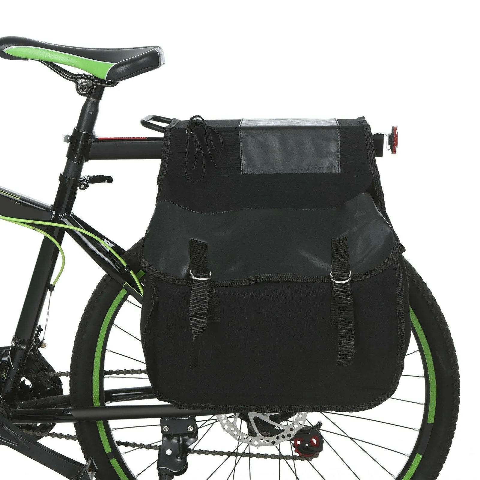 Bike Rear Seat Bag Bicycle Trunk Bag Cycling Rear Rack Double Pannier Bag