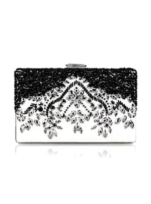 Black Beading Evening Bags