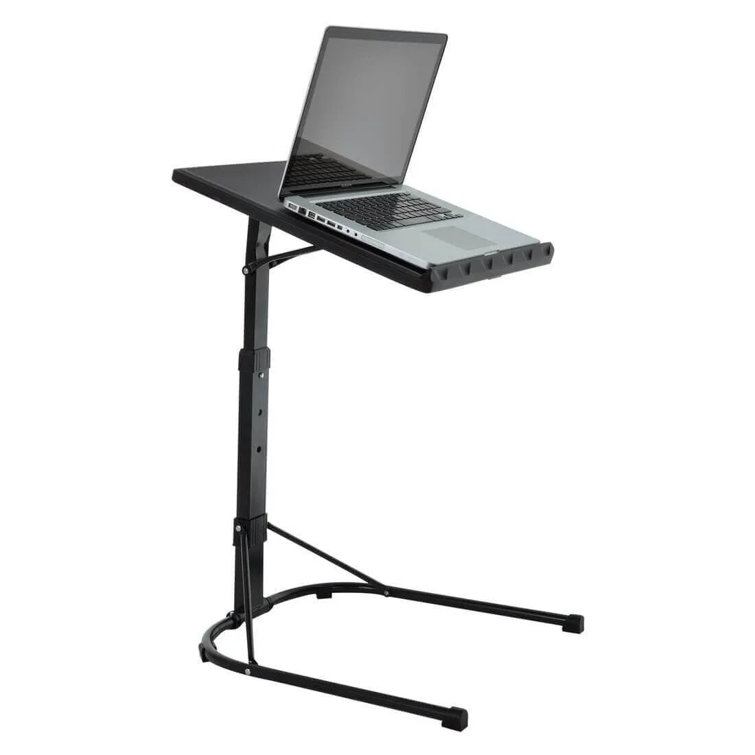 Black Laptop Stand Table Computer Desk Adjustable Height