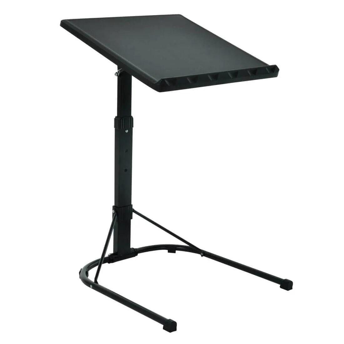 Black Laptop Stand Table Computer Desk Adjustable Height