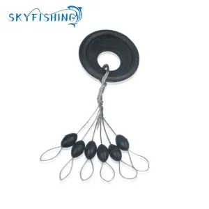 Black Rubber Fishing Bobber Float