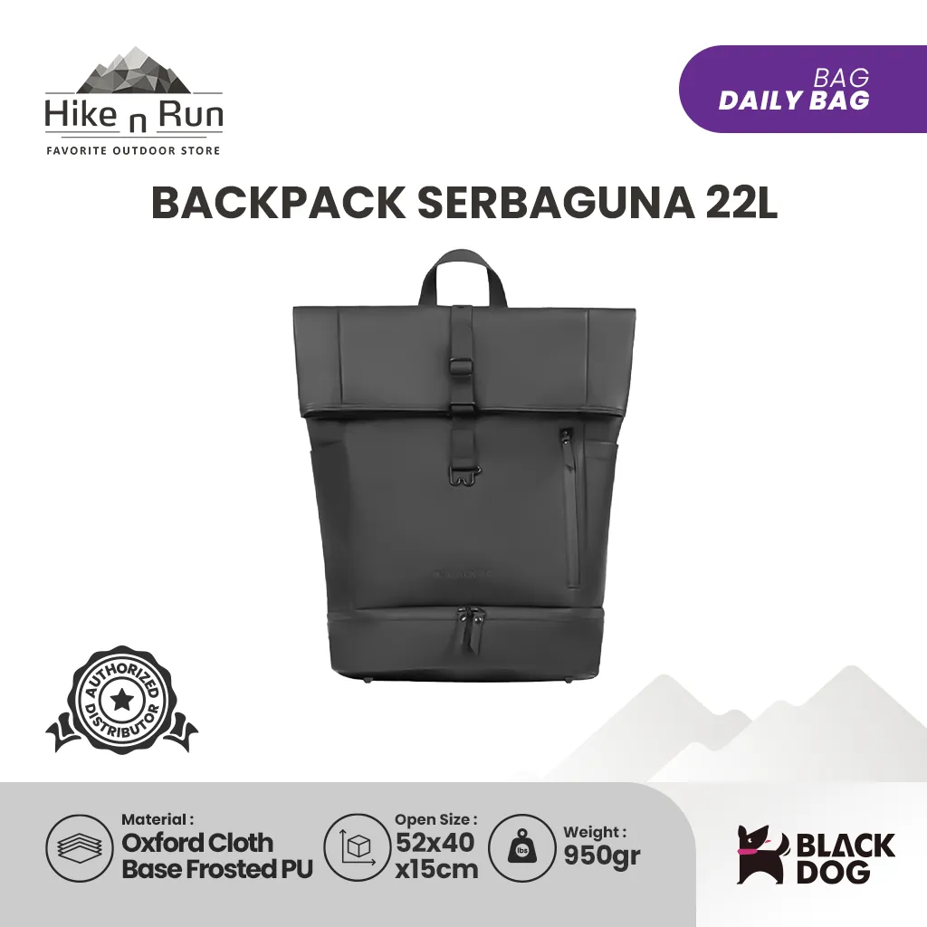 Blackdog Tas Ransel Pria CBD2300BB010 Backpack Serbaguna 22L