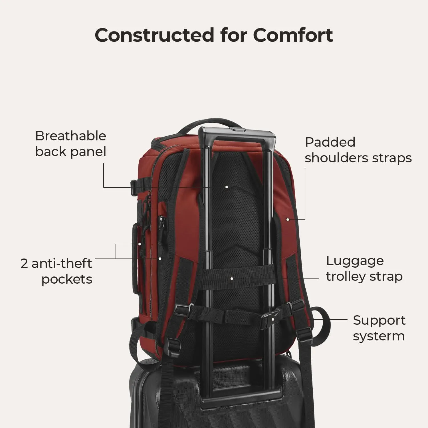 Blast Quick Access 28L-38L Carry On Travel Backpack