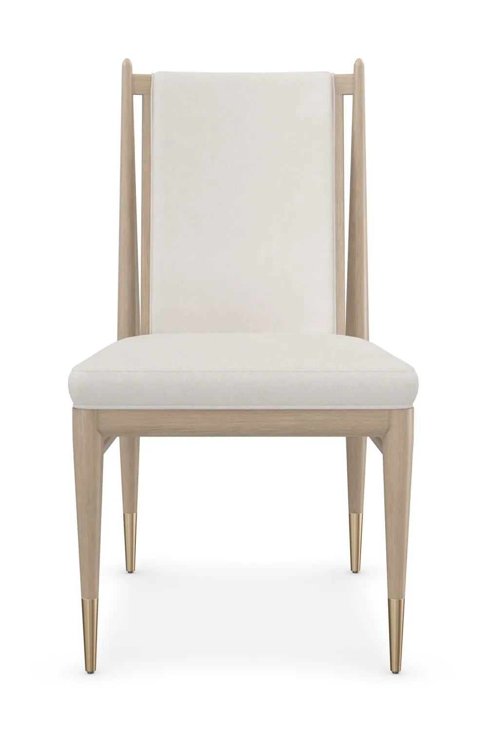 Bouclé Ivory Dining Chair | Caracole Unity