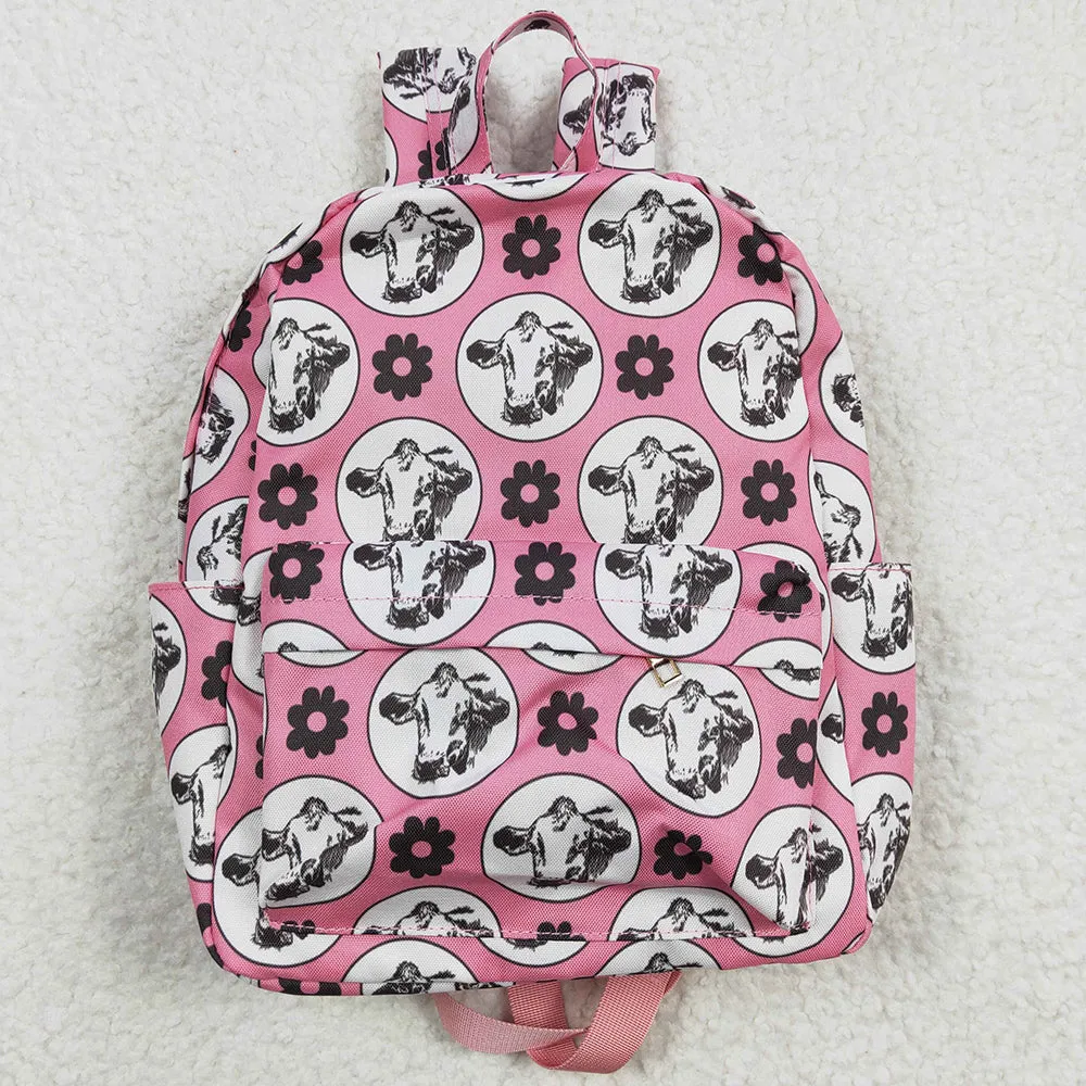 Boutique Baby Girls Backpack Cow Print Bag BA0035