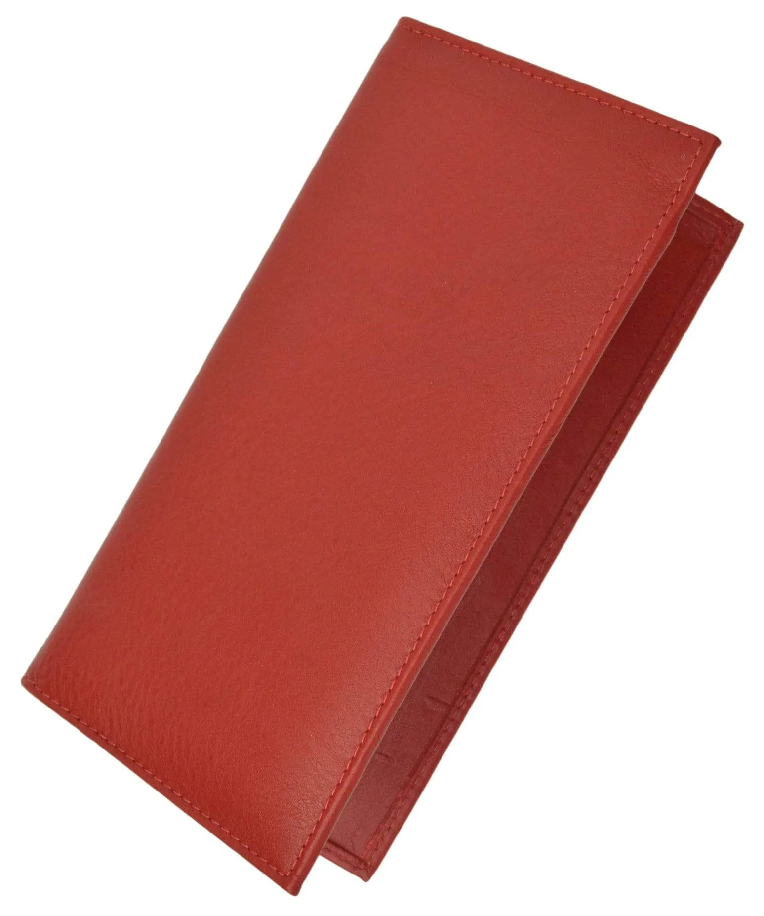 Brand New Hand Crafted Premium Soft Leather Simple Checkbook Cover P156