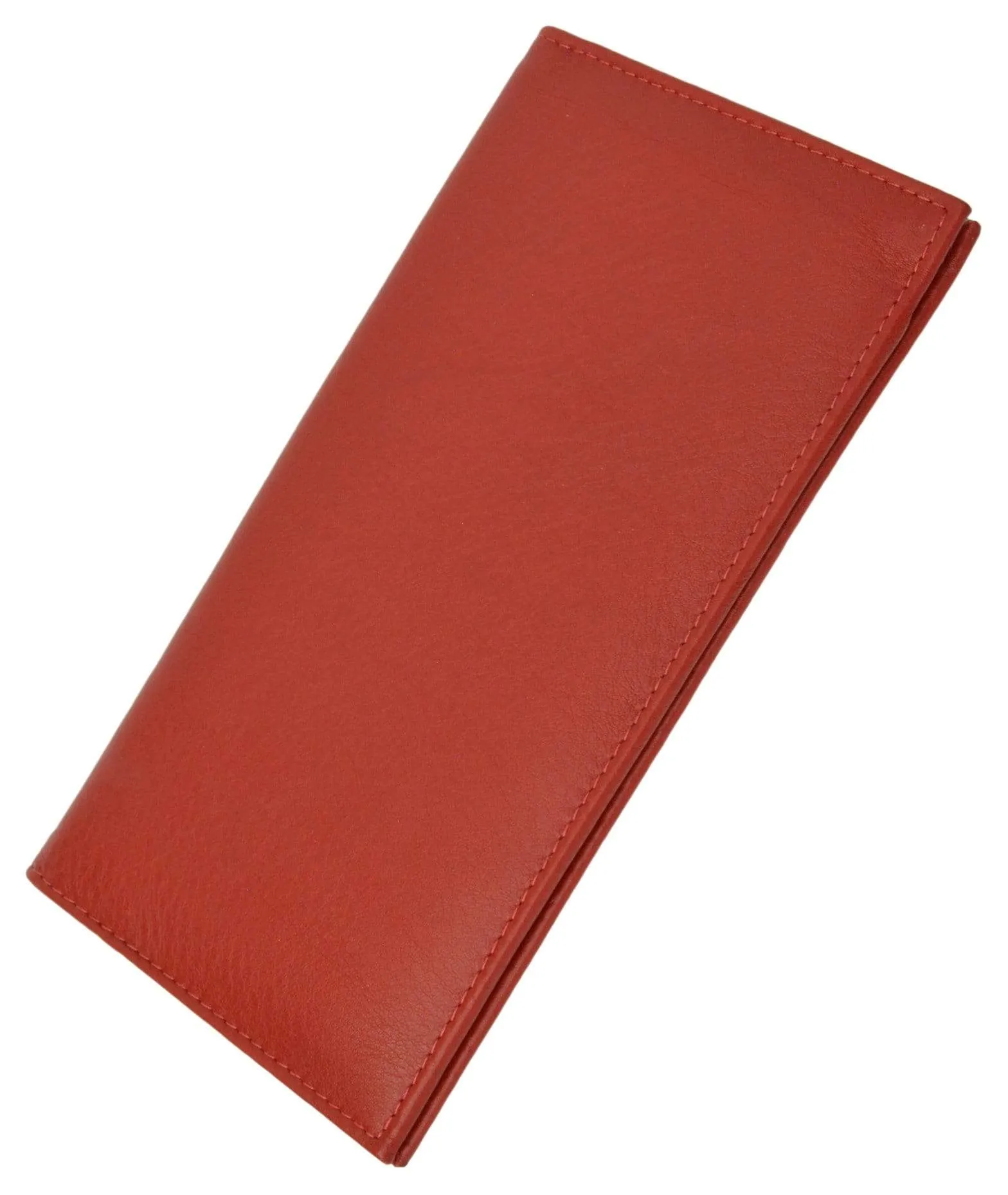 Brand New Hand Crafted Premium Soft Leather Simple Checkbook Cover P156