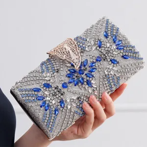 Bridal Clutch Elegant Leaf Locker, New Design Bridal Clutch for Evening Party