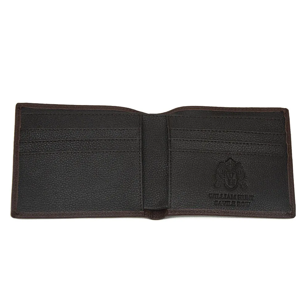 Brown With Dark Brown Inner WH Wallet