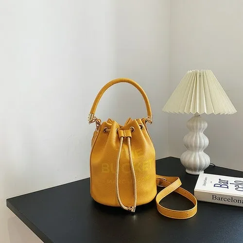 Bucket Bag for Women Designer Luxury Brand Shoulder Bags