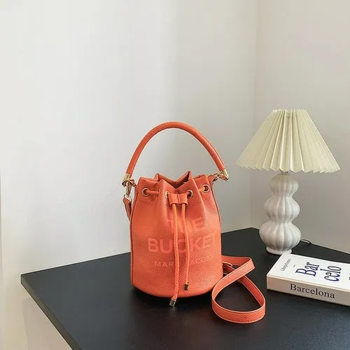 Bucket Bag for Women Designer Luxury Brand Shoulder Bags