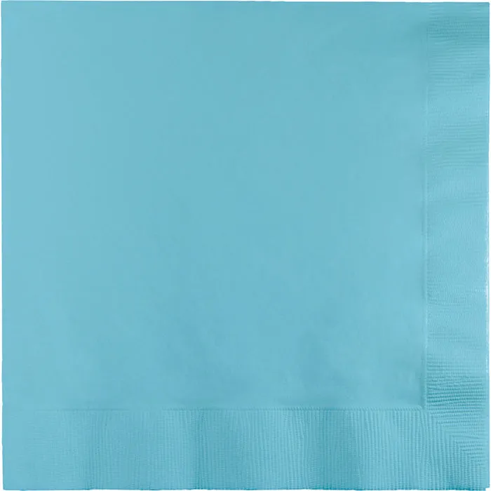 Bulk Pack of 100 Pastel Blue Luncheon Napkins 3Ply