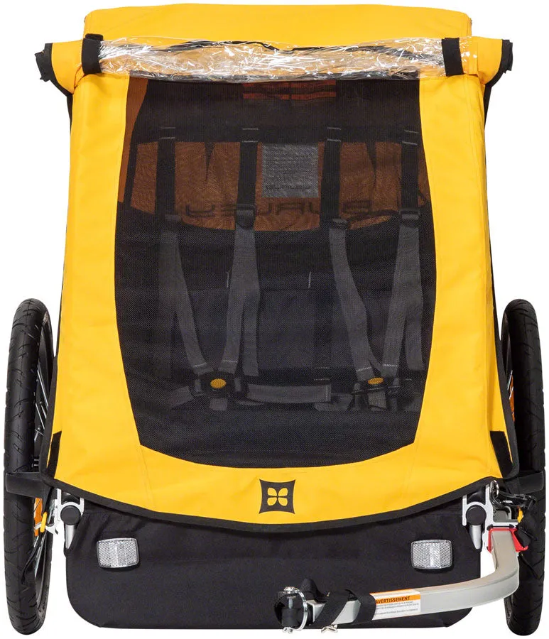 Burley Bee Child E-Bike Trailer Double, Yellow