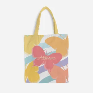 Butterfly Series Full Print Tote Bag - Yellow