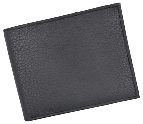 Cavelio Mens Premium Leather Slim Flap Up Card Id Holder Bifold Wallet