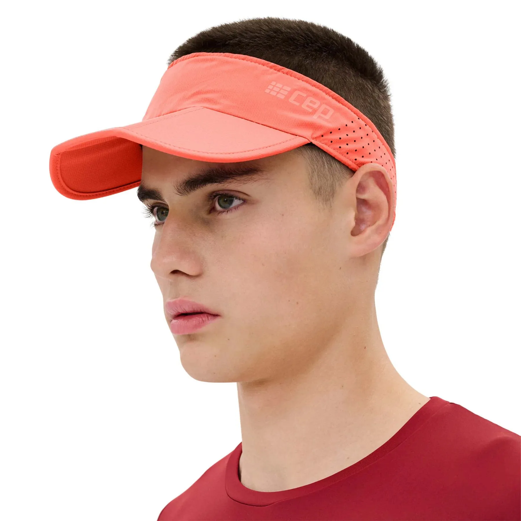 CEP Unisex's The Run Visor - Coral