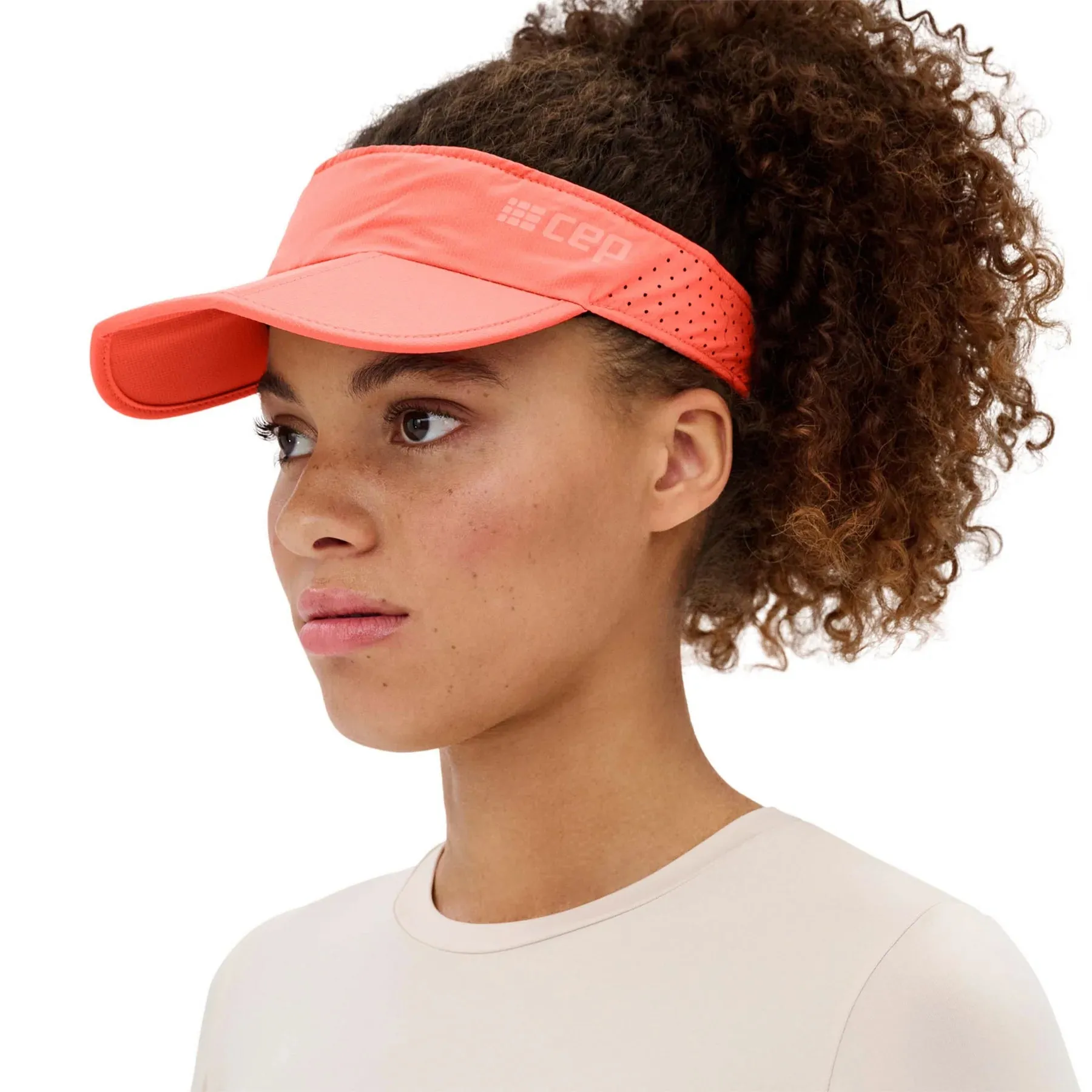 CEP Unisex's The Run Visor - Coral