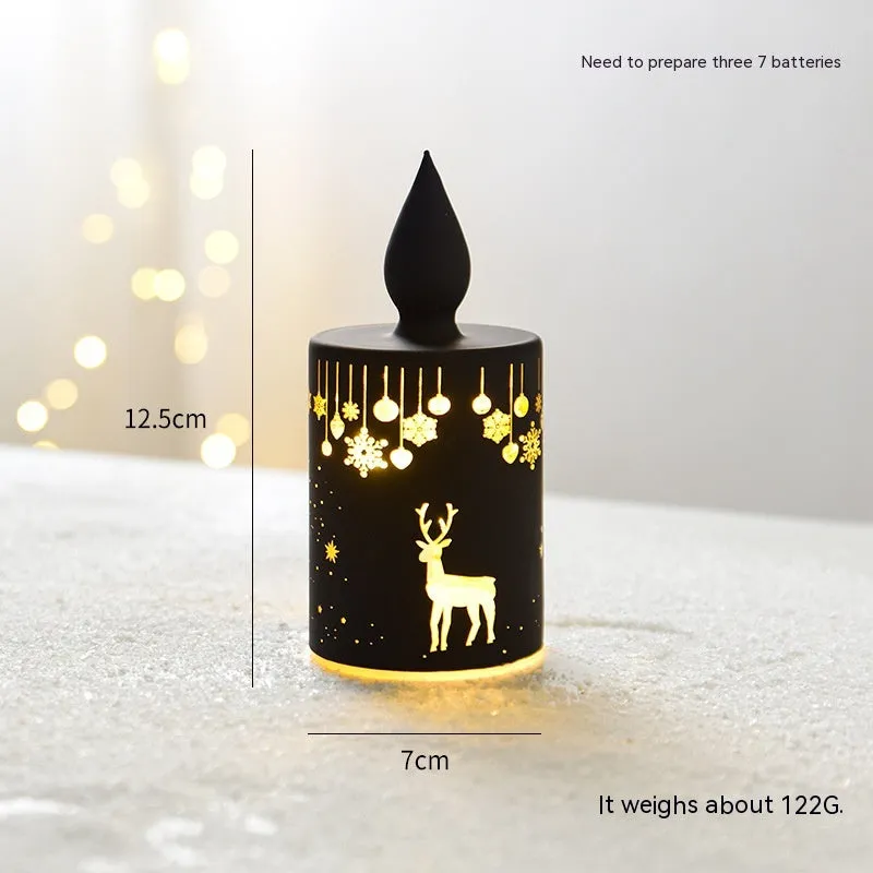 Christmas Luminous Glass Desktop Decoration