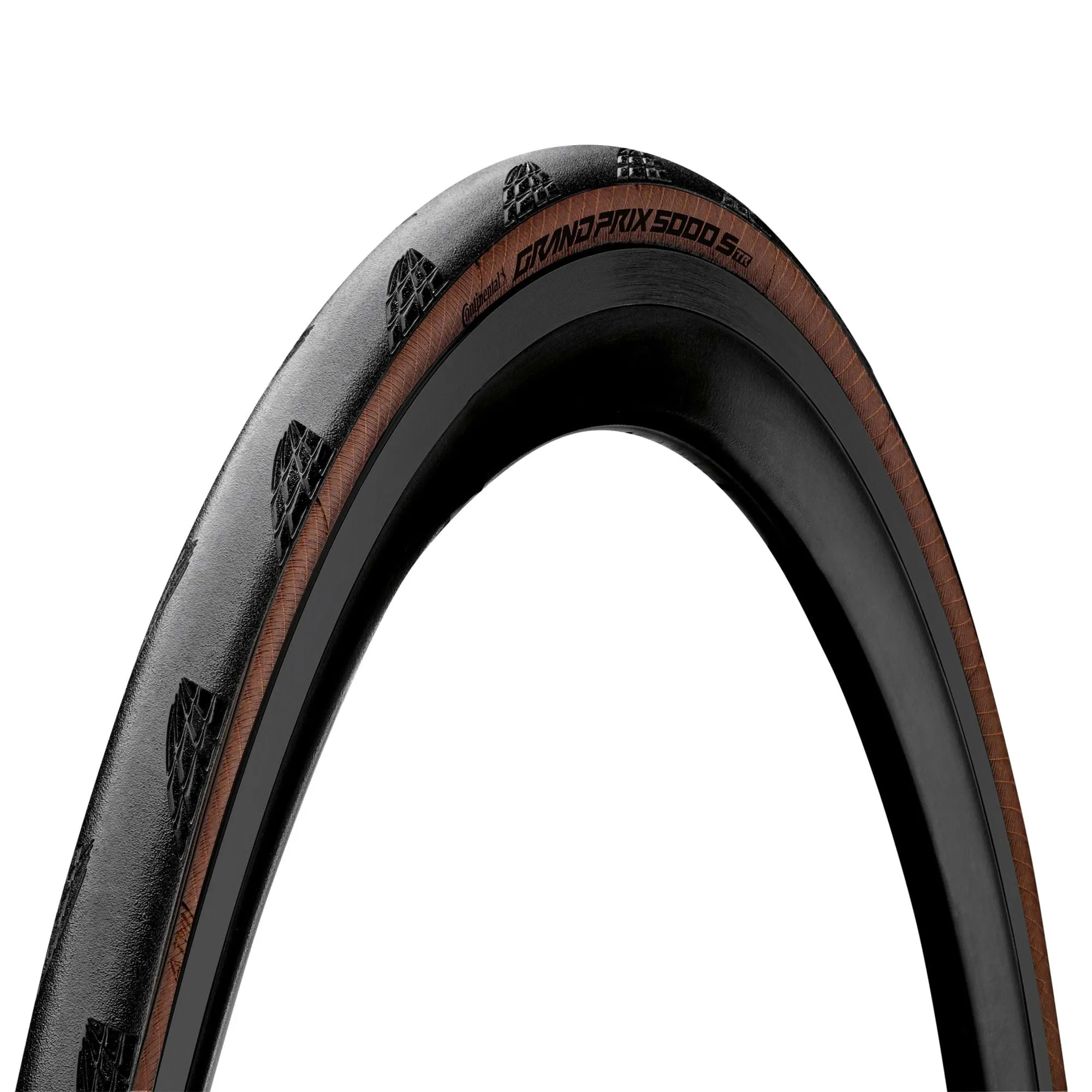 CONTINENTAL GRAND PRIX 5000S TUBELESS READY TYRE - FOLDABLE BLACKCHILI COMPOUND - BLACK/TRANSPARENT