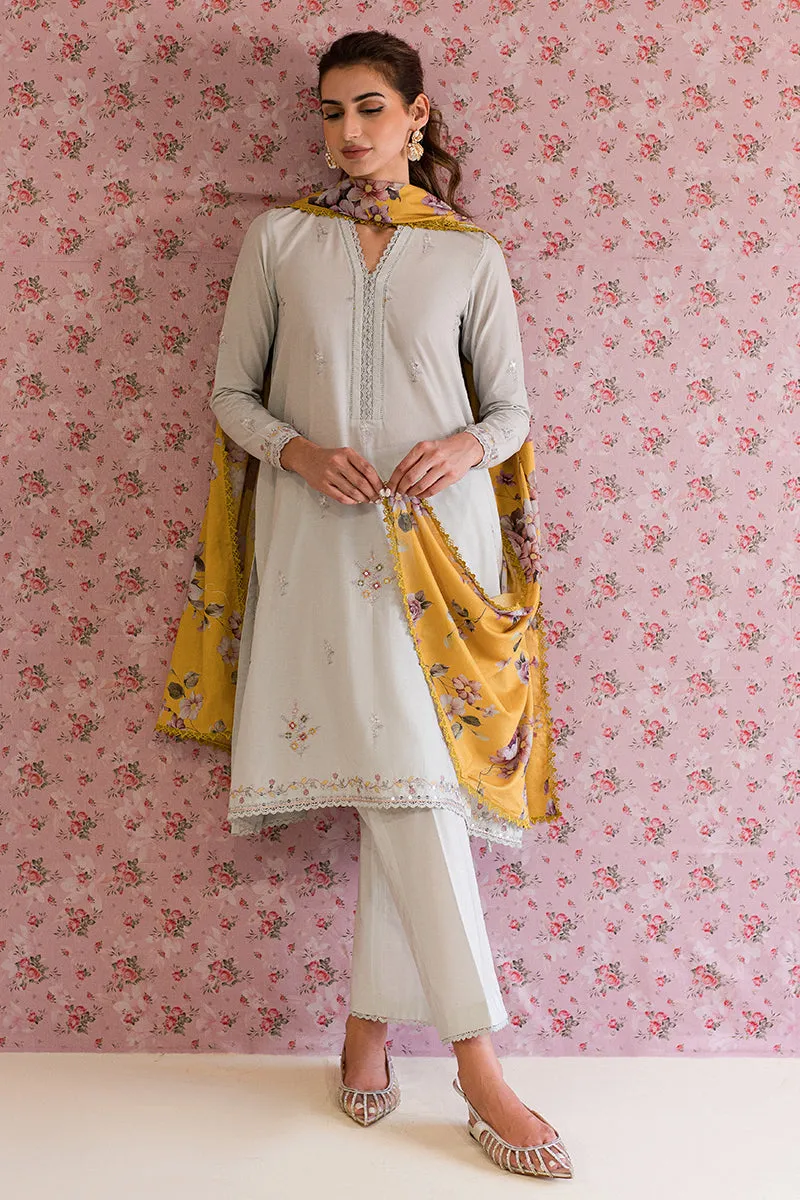 Cross Stitch Mahiri Lawn Collection – SILVER LUCENT