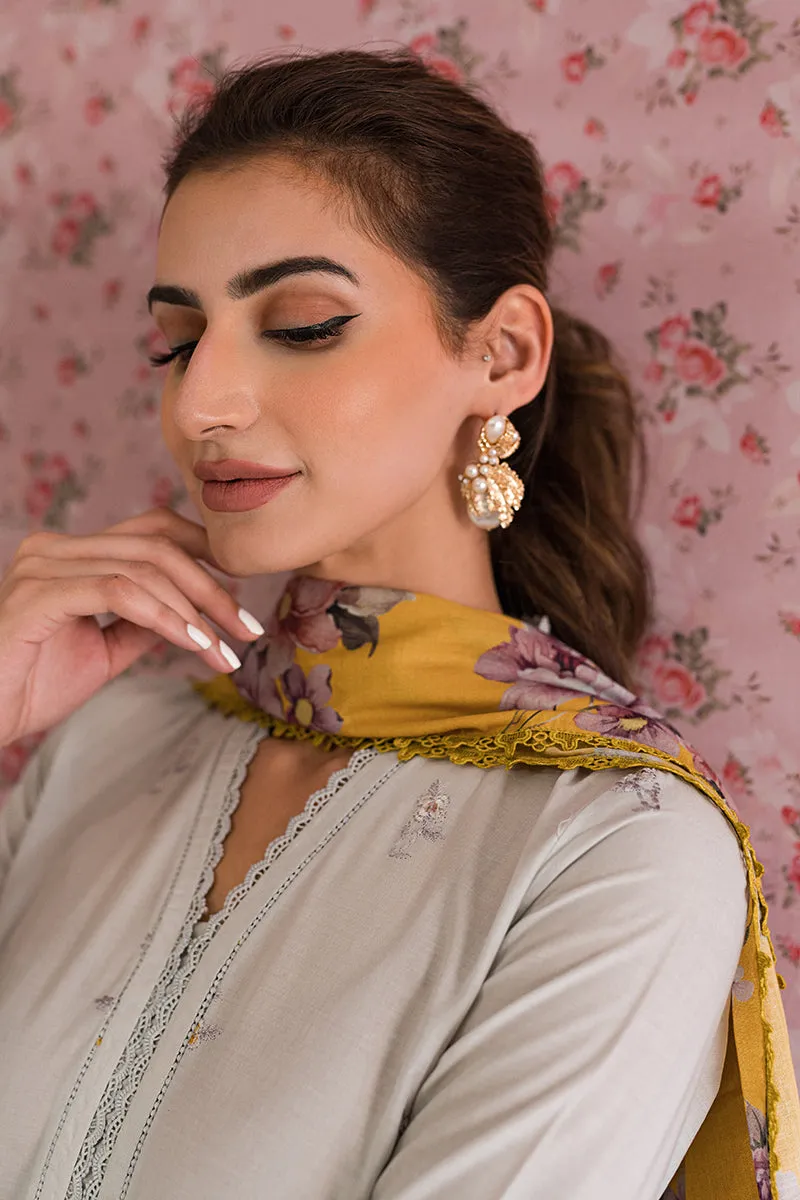 Cross Stitch Mahiri Lawn Collection – SILVER LUCENT