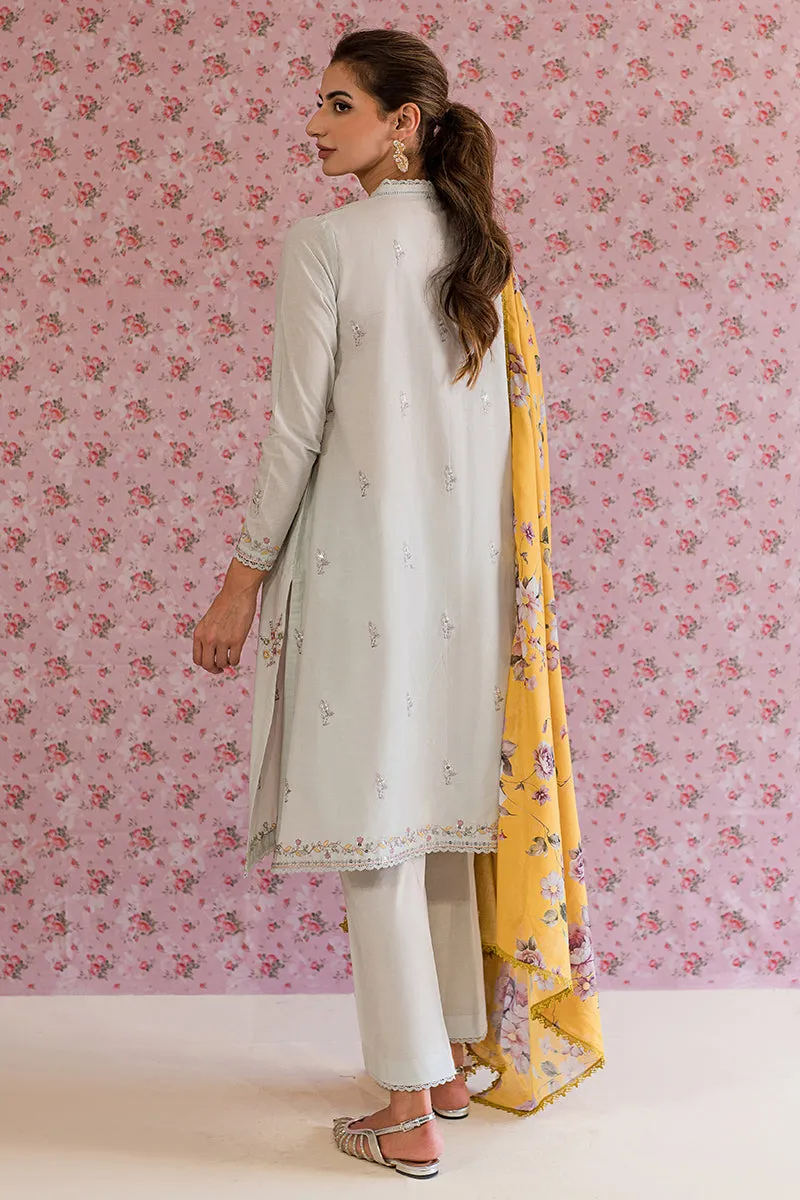 Cross Stitch Mahiri Lawn Collection – SILVER LUCENT