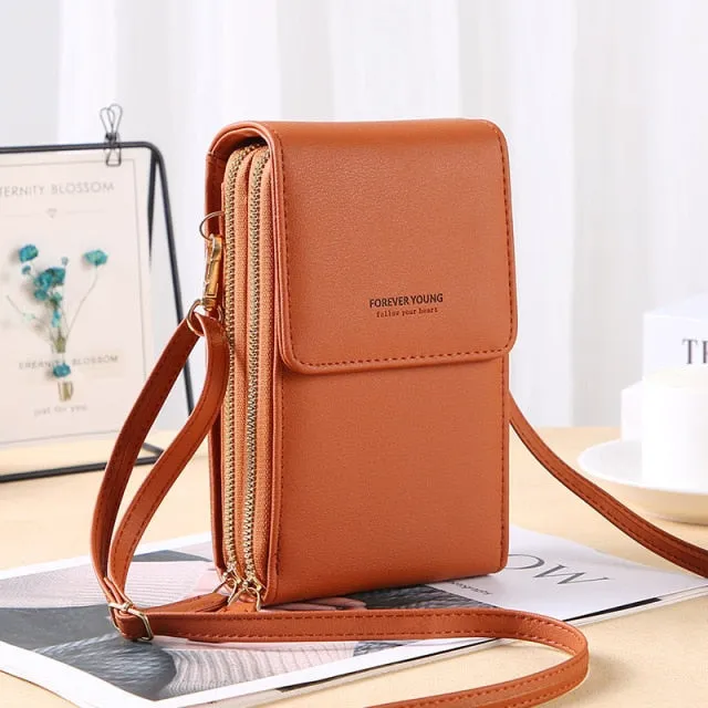 Crossbody Wallets  Shoulder Bags Long Purse Multi Functional Cell Phone Bag